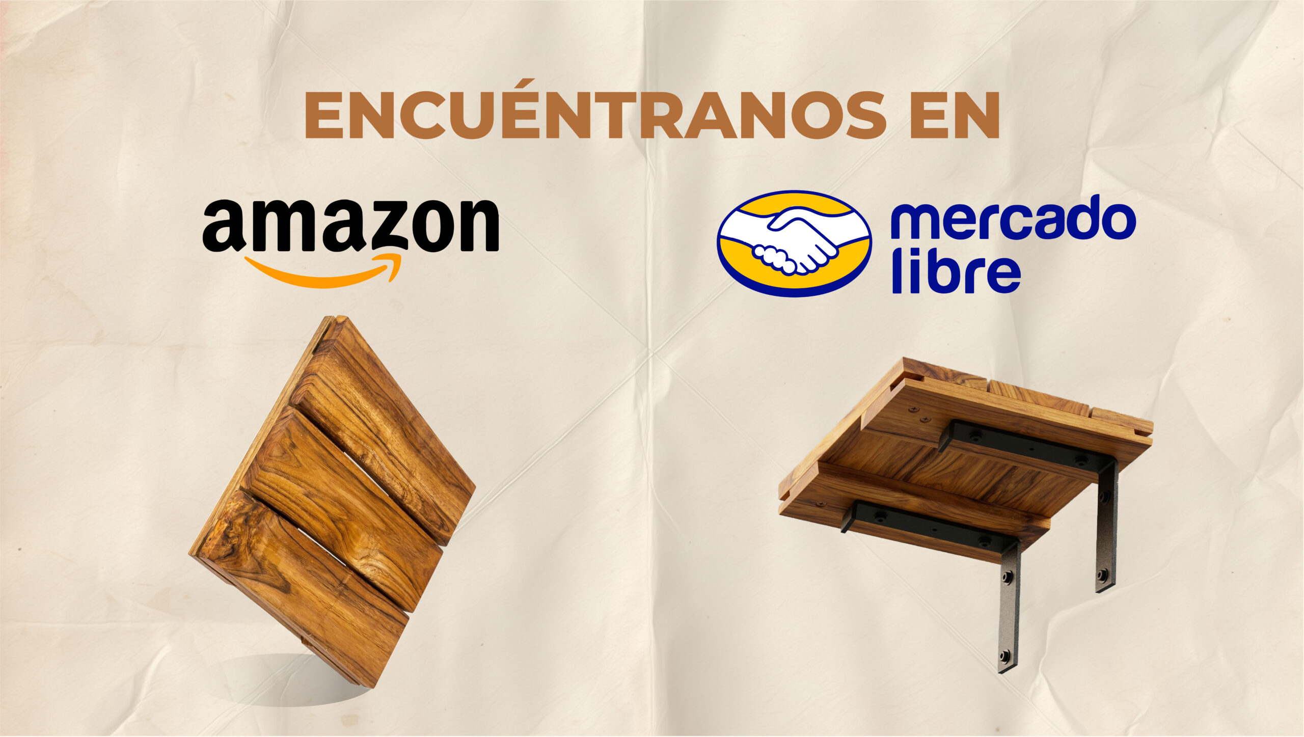 productos de madera en amazon y mercado libre