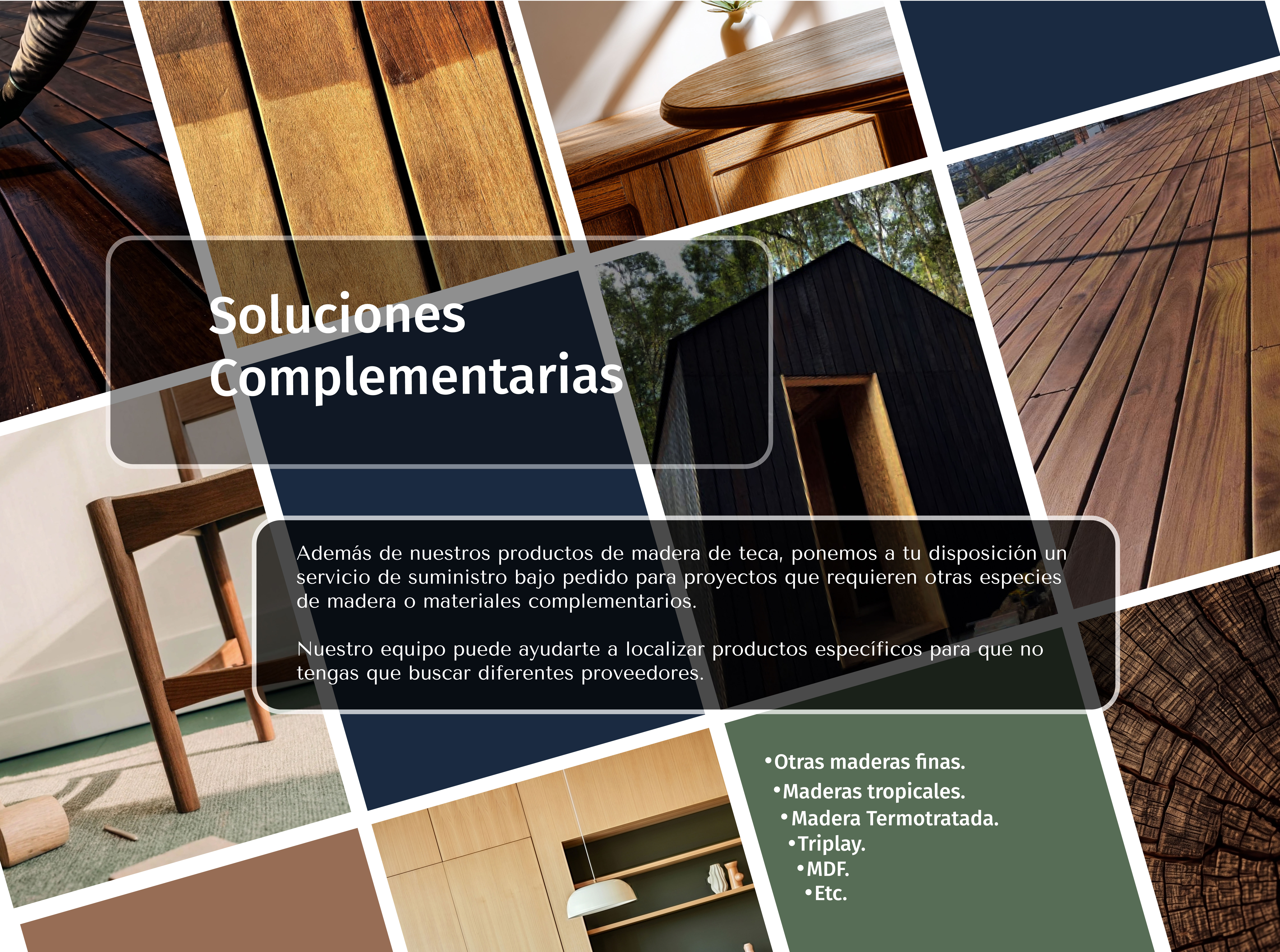 soluciones de madera natural en queretaro