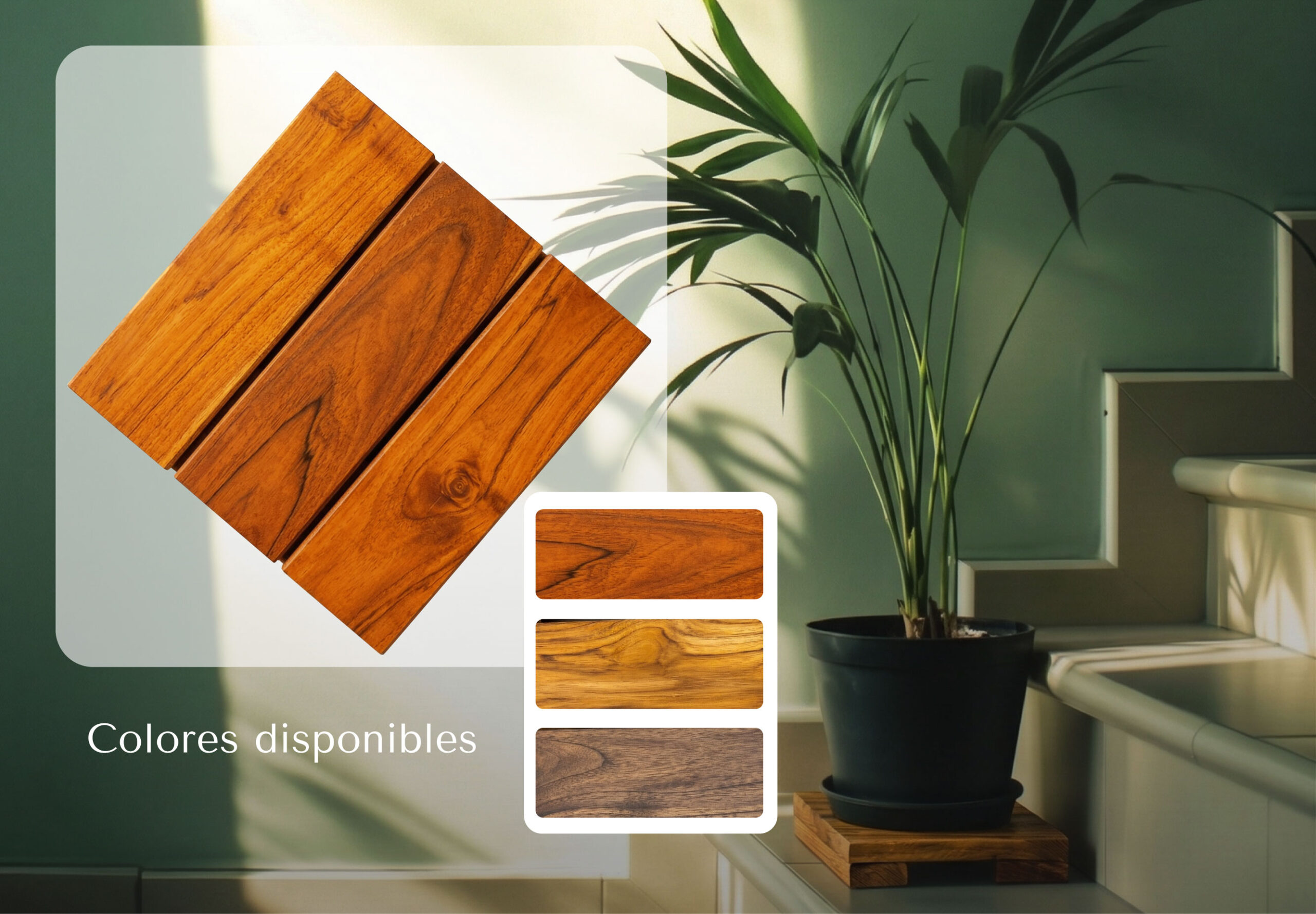 colores de modulos de madera