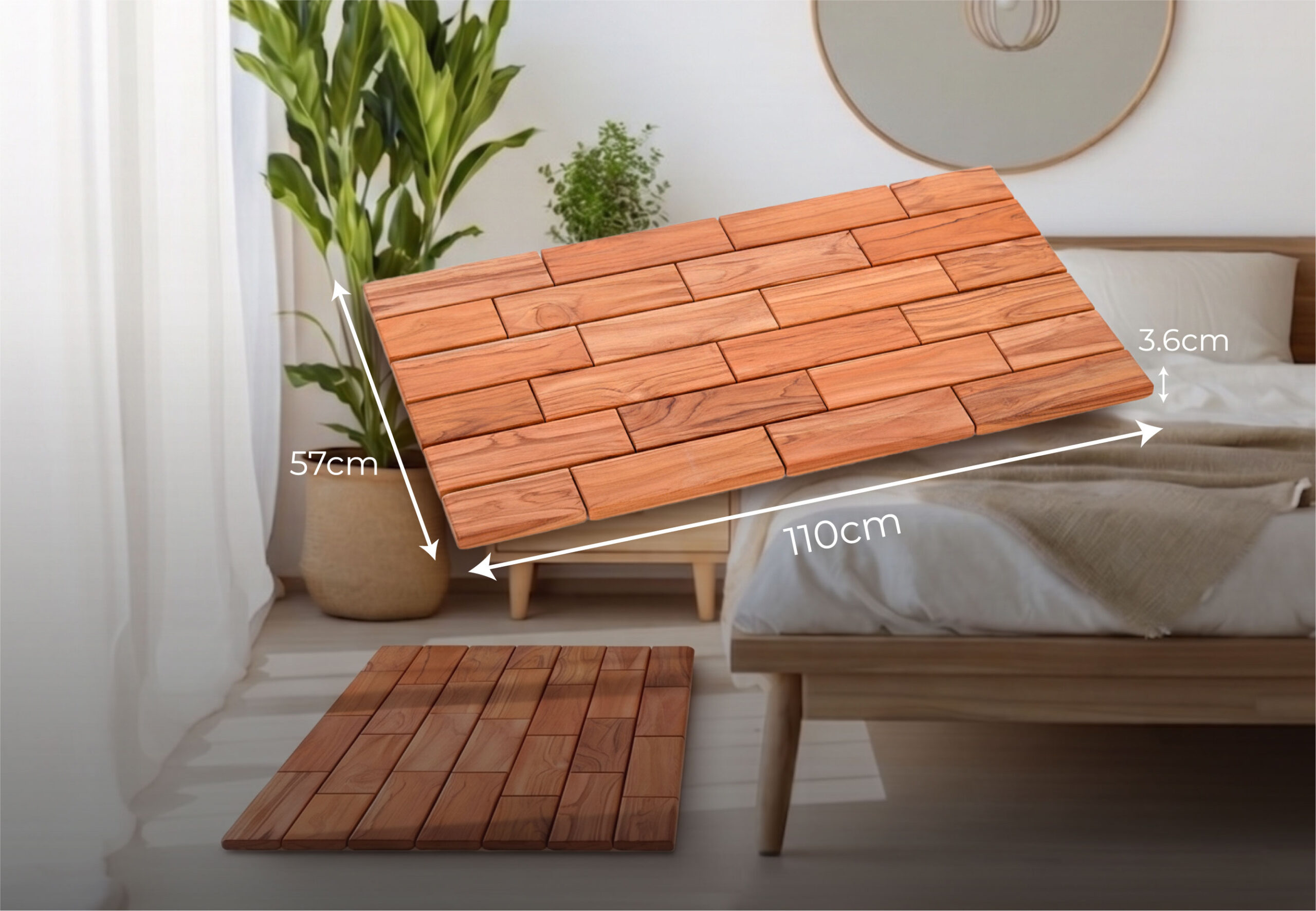 medidas de repisa de madera
